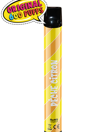 W Puff - Pêche Citron  - 600 puffs