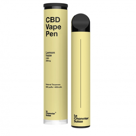 Le Chanvrier Suisse - Puff CBD LEMON HAZE - 600 puffs