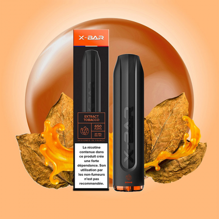 X BAR - Extract Tabacco - 650 puffs